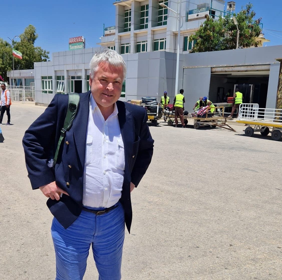 Tim Loughton leaving Somaliland for Djibouti