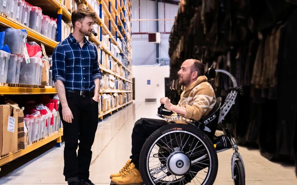 Daniel Radcliffe with David Holmes