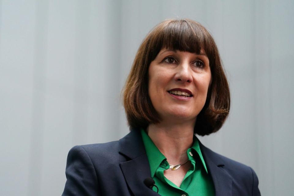Shadow chancellor Rachel Reeves said it was no time for the Tories to be doing a ‘victory lap’ (PA Wire)