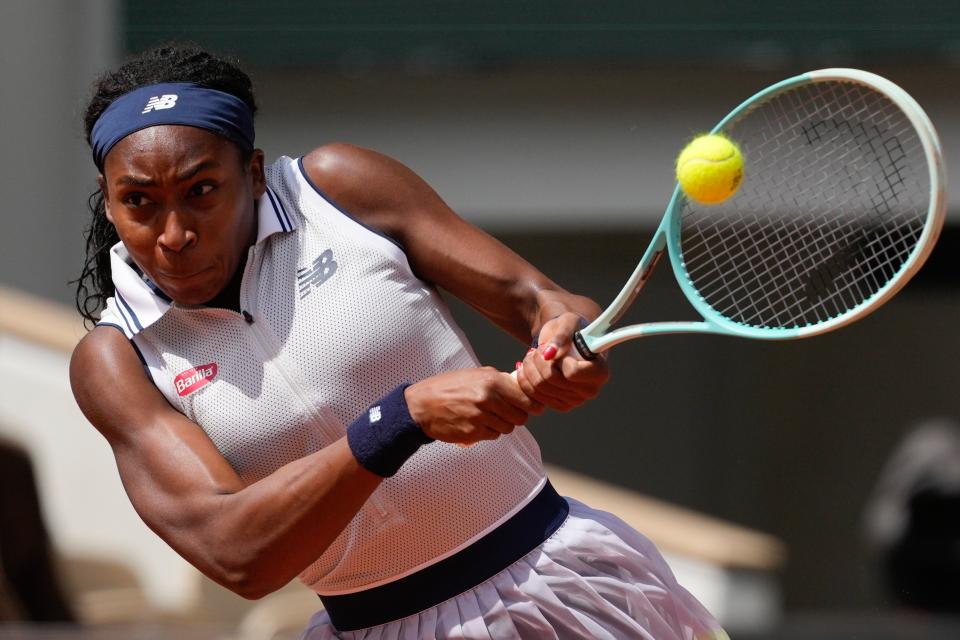 COCO GAUFF ABIERTO DE FRANCIA (AP)