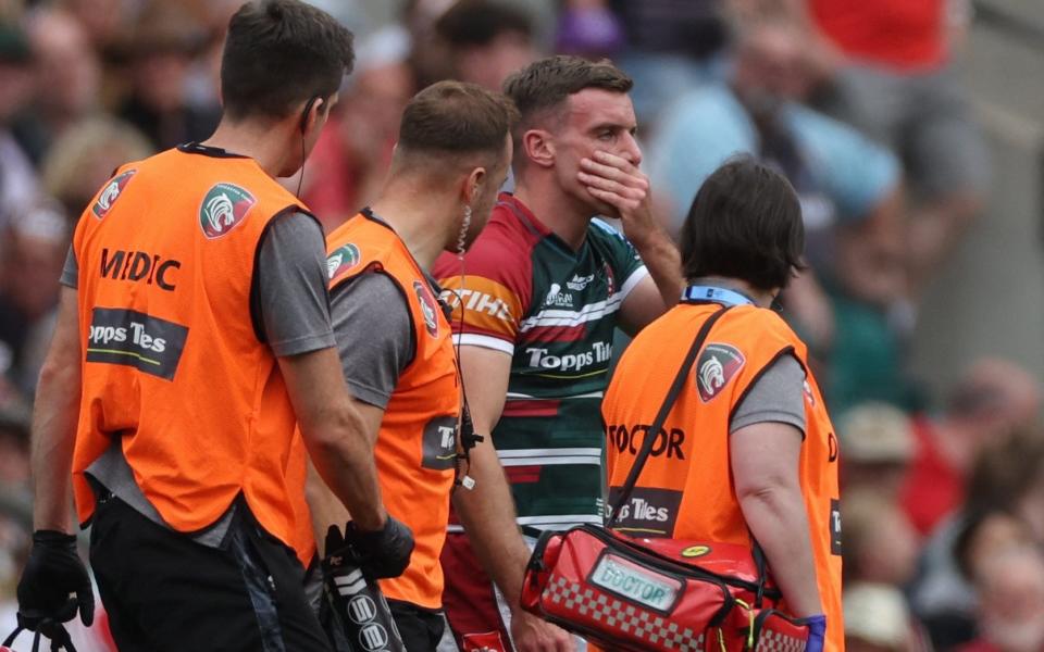 George Ford trudges off the field - REUTERS