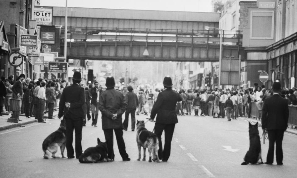 The Brixton riots in 1981.