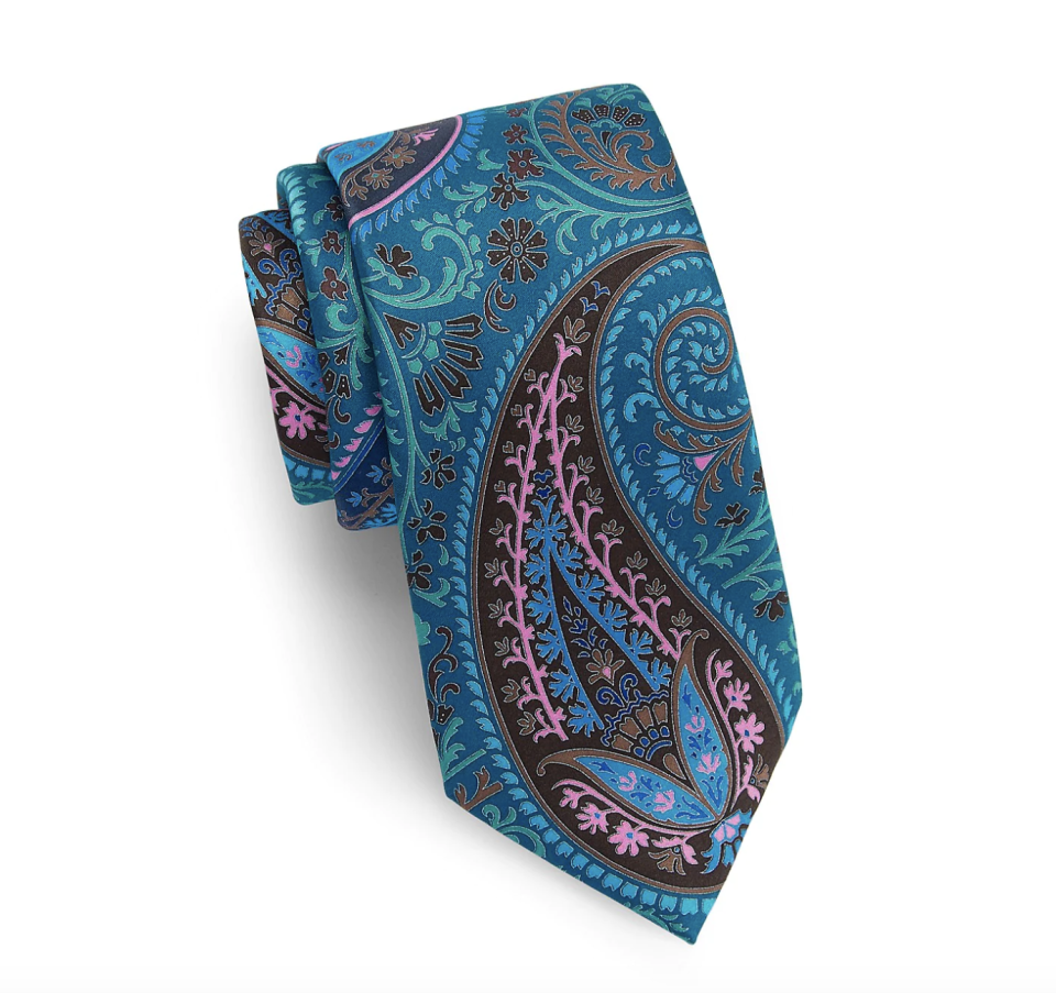 Zegna Paisley Print Quindici Tie