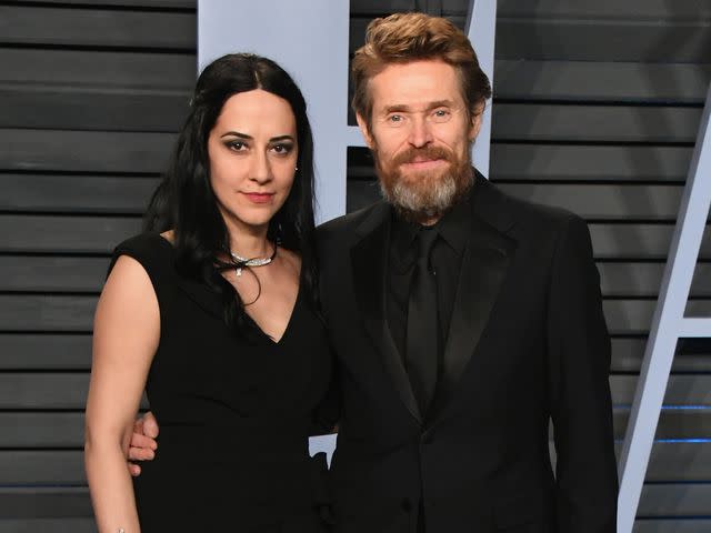 <p>Jon Kopaloff/WireImage</p> Giada Colagrande and Willem Dafoe attend the 2018 Vanity Fair Oscar Party