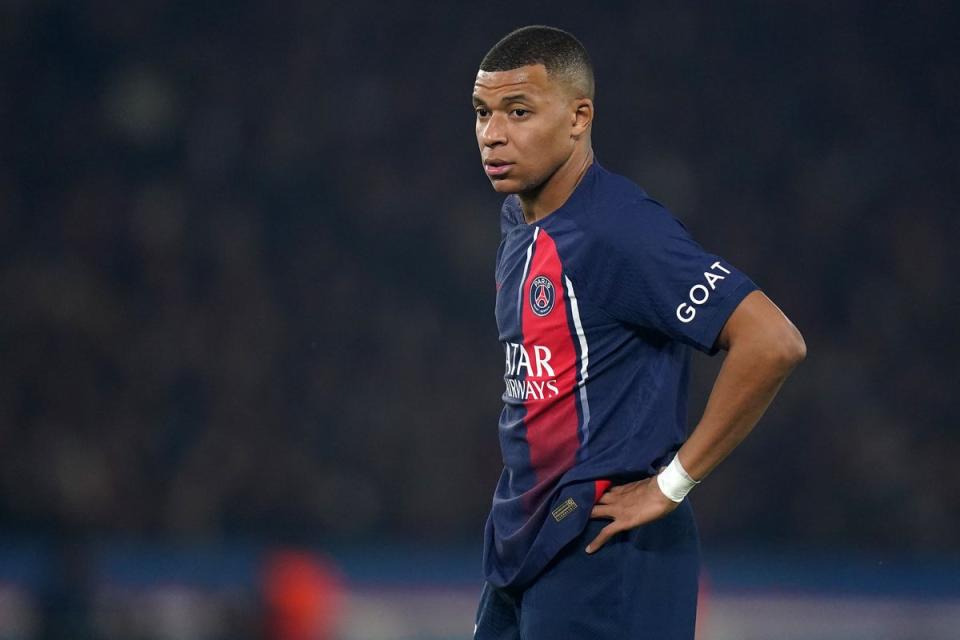 Kylian Mbappe has confirmed he will leave Paris St Germain (PA)