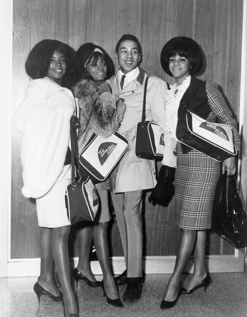 Mary Wilson, Diana Ross and Florence Ballard of the R&B vocal group 