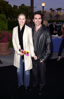 Nestor Carbonell and gal at the LA premiere of Paramount's Crocodile Dundee In Los Angeles