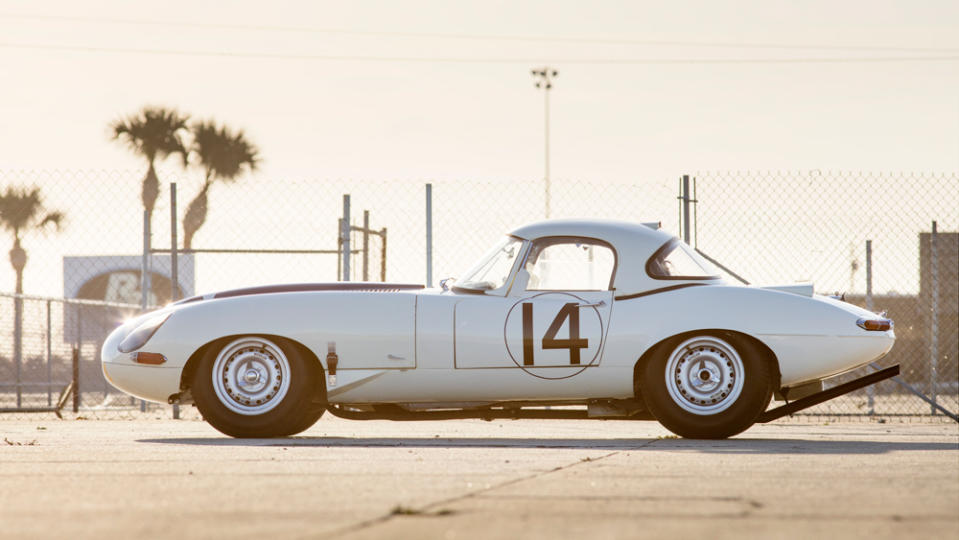 The 1963 Jaguar E-Type Lightweight Competition being offered by Bonhams at its Quail Auction on August 19. - Credit: Pawel Litwinski, courtesy of Bonhams.