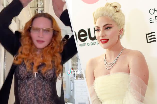 Madonna and Lady Gaga