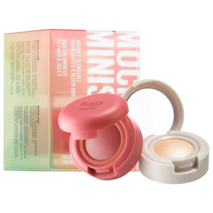 Kaja Mochi Minis Bouncy Blendable Highlighter & Blush Duo. Image via Sephora.