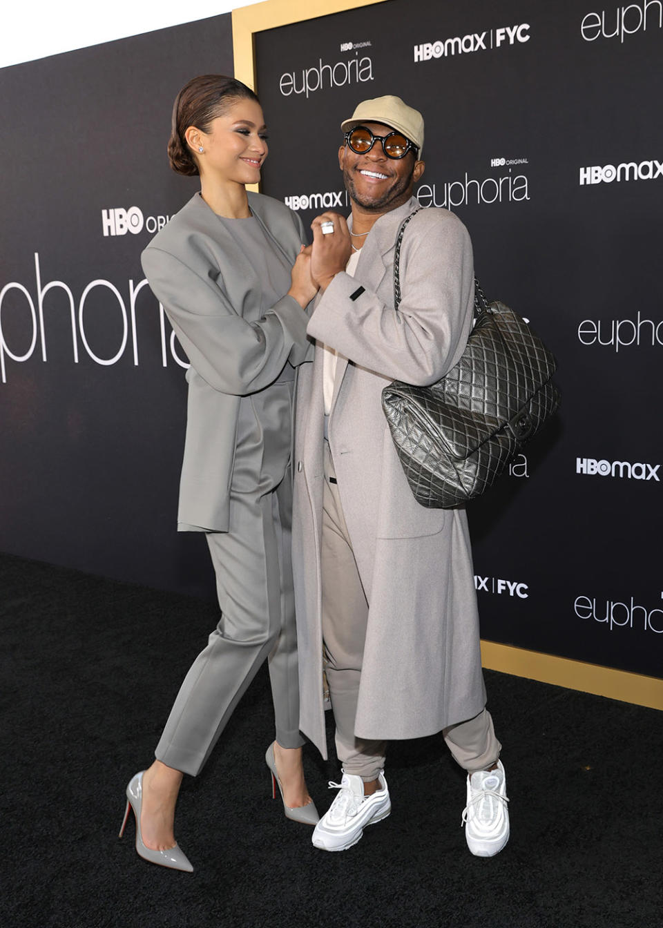 (L-R) Zendaya and Law Roach