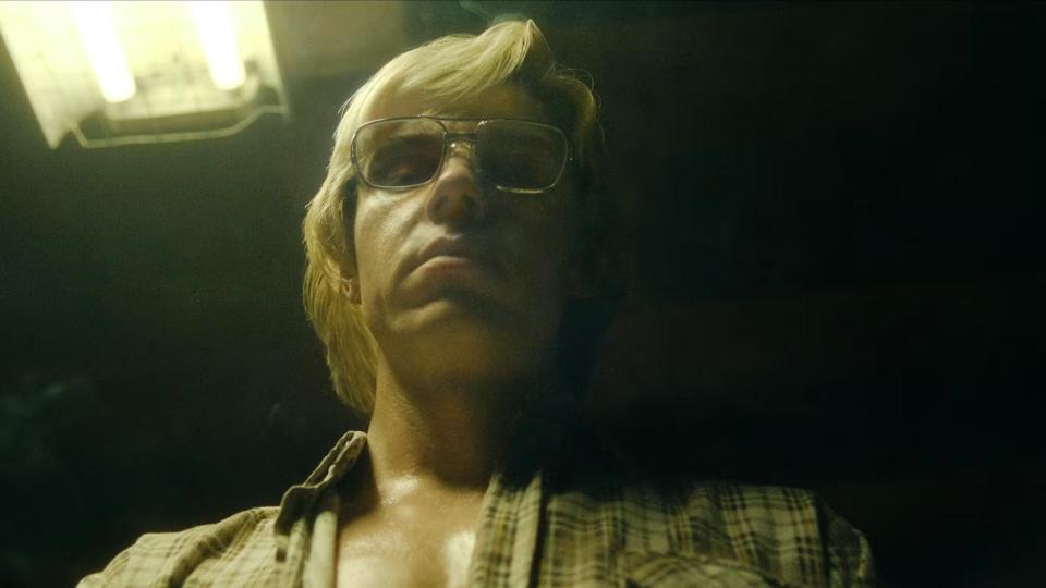 Evan Peters as Jeffrey Dahmer in DAHMER