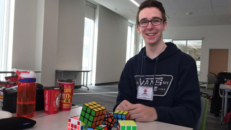 With Rubik's Cubes, it's 'always a challenge to get faster'