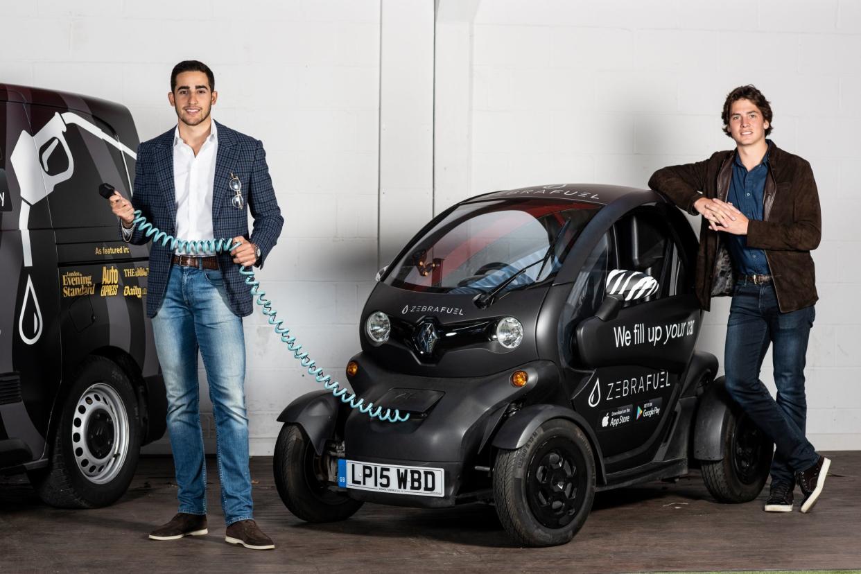 Reda Bennis and Romain Saint Guilhem are two young petrolheads having a good time: Daniel Hambury/@stellapicsltd