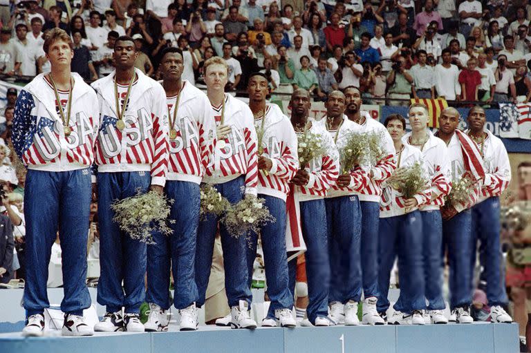 Una auténtica constelación de estrella de la NBA conformando el USA Team