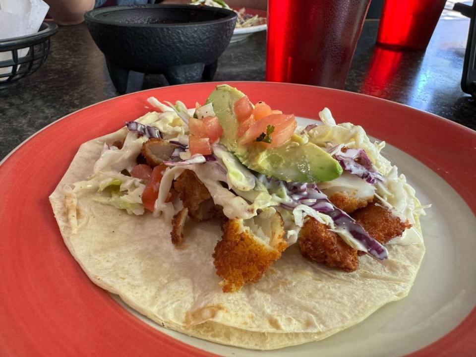 A fish taco from Tadeo’s Mexican Restaurant at 207 E Holly St.​ in Bellingham, Wash. on Wednesday, June 5, 2024. Alyse Smith/The Bellingham Herald