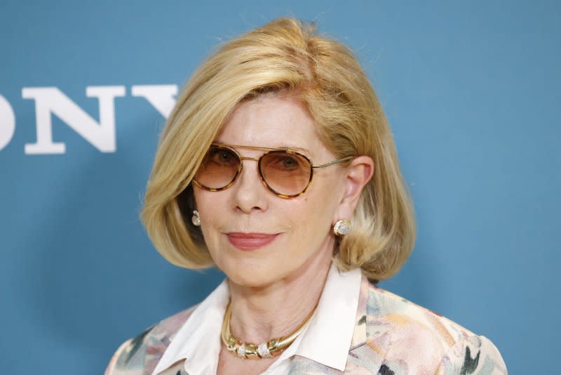 Christine Baranski attends the New York premiere of "No Hard Feelings" in June. File Photo by John Angelillo/UPI