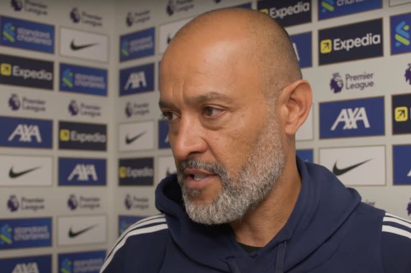 Nottingham Forest head coach Nuno Espirito Santo