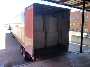 Shipment of approximately 18,491 lb / 8,387 kg of biomass to be processed for Beyond Tobacco™ base material for Taat