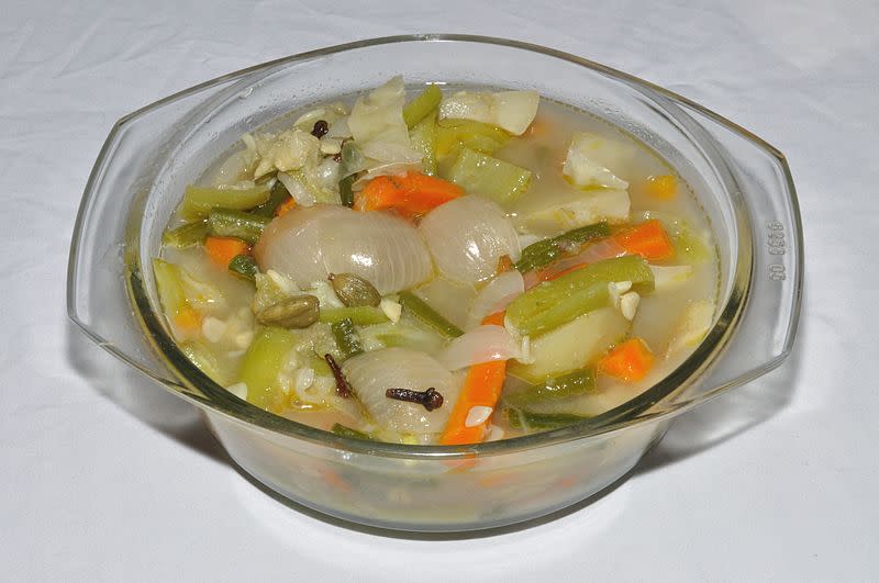 Vegetable Soup with Cabbage