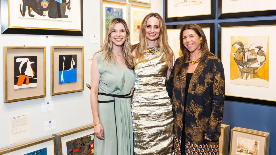 san francisco, ca october 11 alexandra murray, lauren santo domingo and stellene volandes attend the san francisco fall show opening night gala on october 11th 2023 at festival pavilion in san francisco, ca photo jessica monroy for drew altizer photography