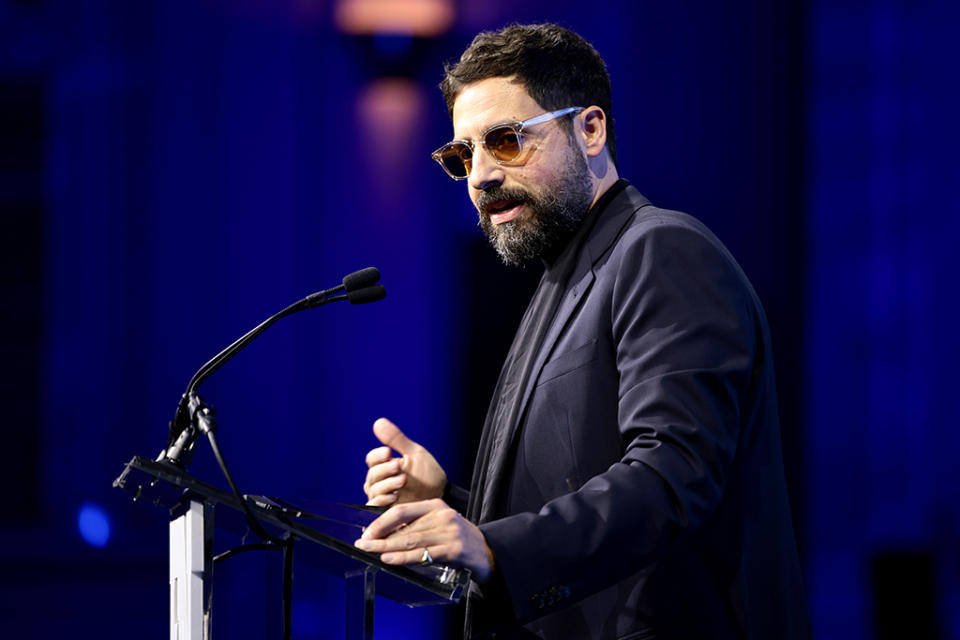 Ronnie Fieg accepts the award for Retailer of the Year onstage during the 2022 FN Achievement Awards at Cipriani South Street on Nov. 30, 2022 in New York City. - Credit: Footwear News via Getty Images