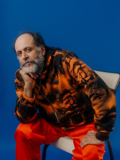 Luca Guadagnino photographed at the Four Seasons Hotel in Beverly Hills.