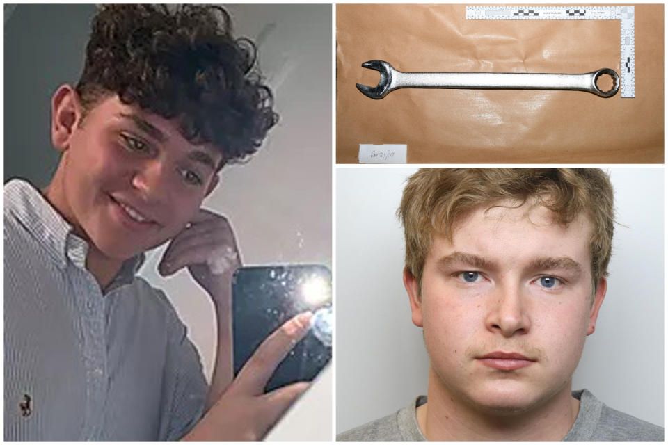 Matthew Mason was found guilty of murdering Alex Rodda after being accused of beating him to death with a wrench in woods. (PA/Cheshire Constabulary)