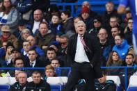 Football Soccer - Chelsea v Stoke City - Barclays Premier League - Stamford Bridge - 5/3/16 Stoke City manager Mark Hughes Action Images via Reuters / Tony O'Brien Livepic