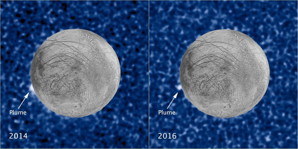 Giant Water Plume Detected Again on Jupiter Moon Europa