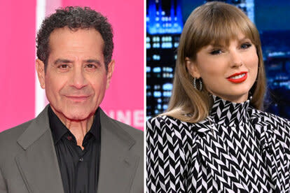 Split of Tony Shalhoub and Taylor Swift