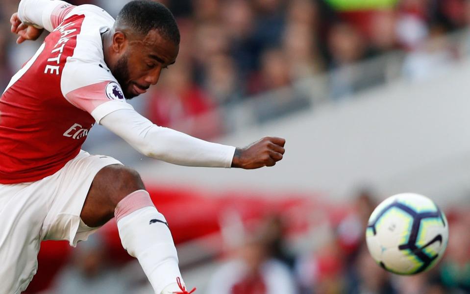 Alexandre Lacazette in action for Arsenal - AFP