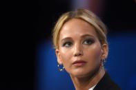 <p>Elle ne cautionne pas que les femmes soient moins bien payées que les hommes et elle le fait savoir ! En 2015, Jennifer Lawrence a publié une lettre ouverte dans laquelle elle dénonçait la différence de salaire entre les deux sexes dans le milieu du cinéma. Crédit photo : AFP </p>