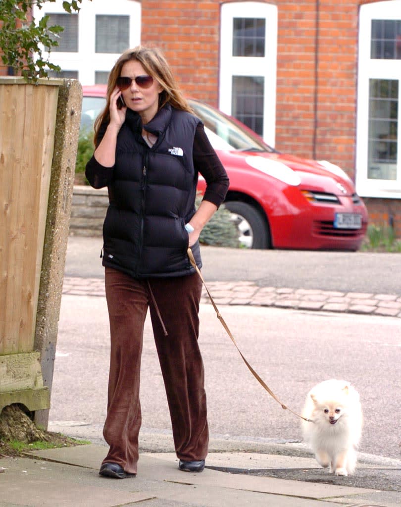 Halliwell Geri Walks Dog