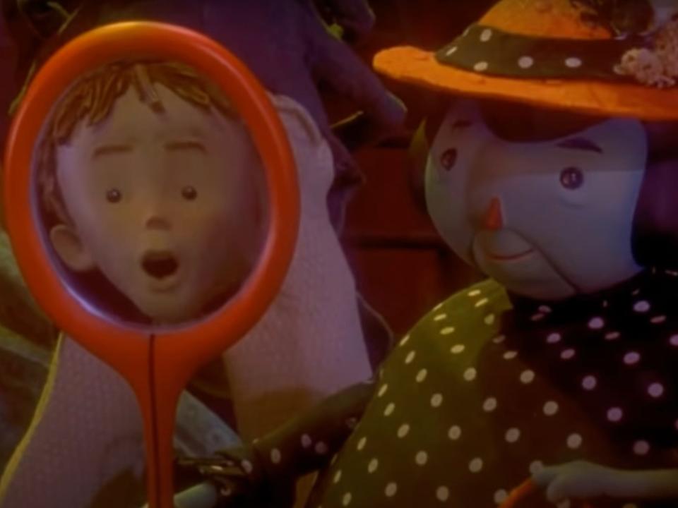 Paul Terry voiced James and Jane Leeves voiced Mrs. Ladybug in "James and the Giant Peach."