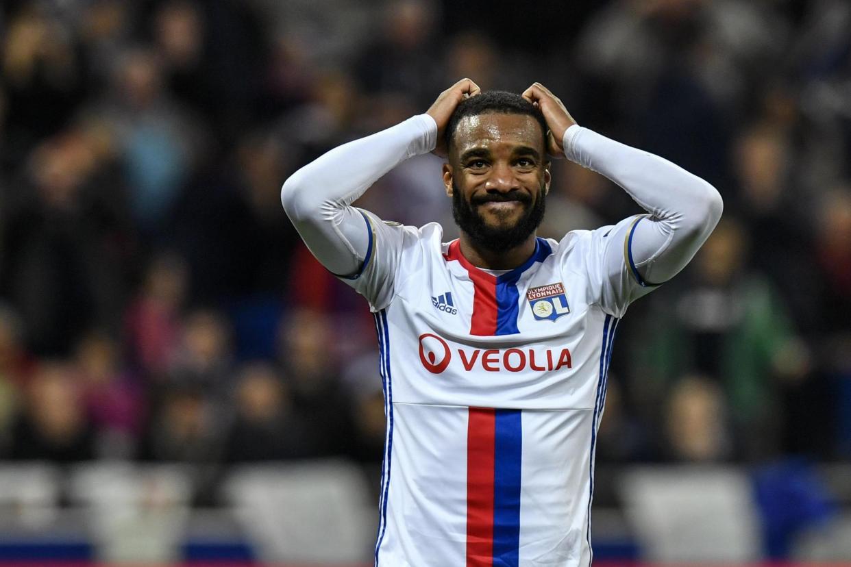 Striking target | Alexandre Lacazette: AFP/Getty Images