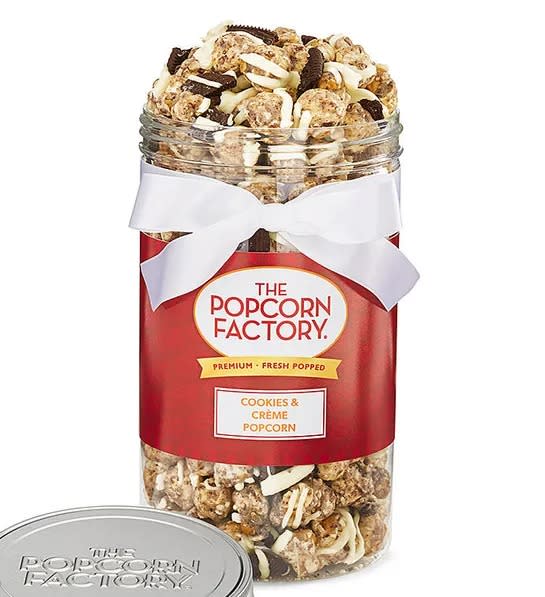Harry & David, Cookies & Crème Special Edition Popcorn, Best Snack Foods