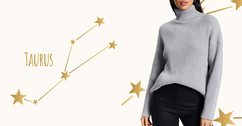 Aere Organic Cotton & Cashmere Jumper, $90 from The Iconic. Photo: Getty Images, The Iconic.