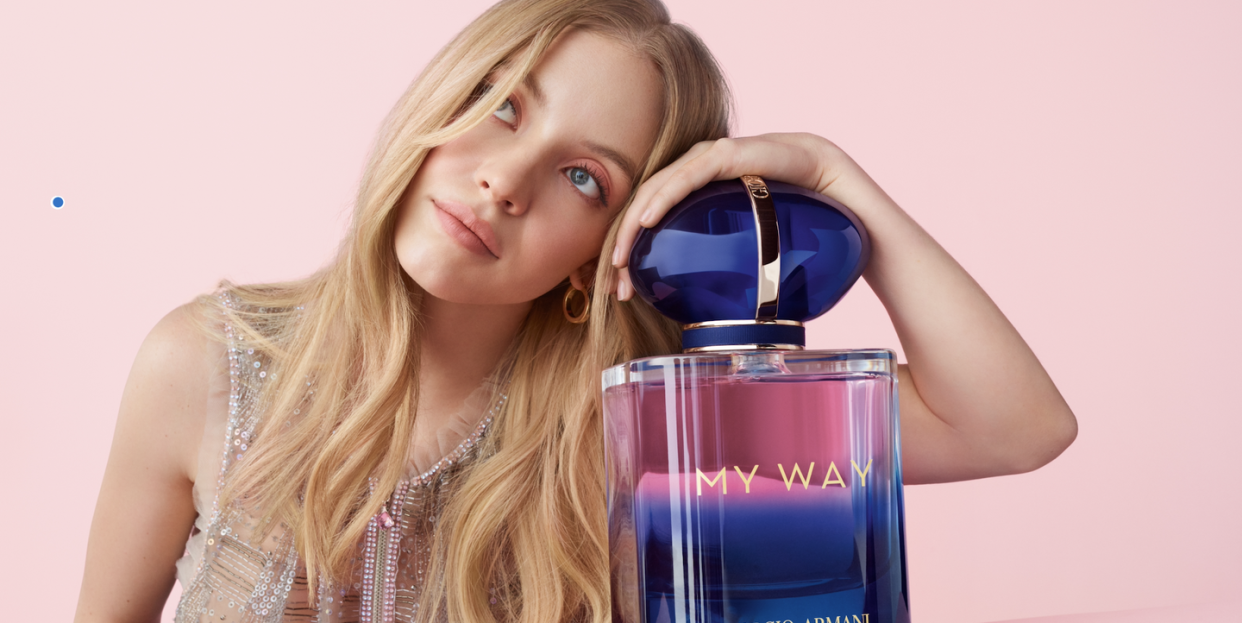 sydney sweeney armani fragrance