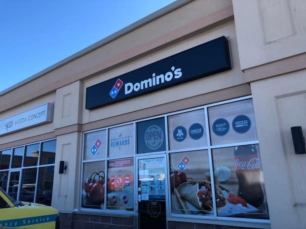 This Domino's Pizza location in Summerside is one of three sites where members of the public may have been exposed to the coronavirus that causes COVID-19 in the past week. 