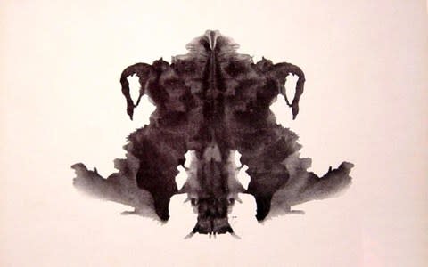 Rorschach inkblot number four 