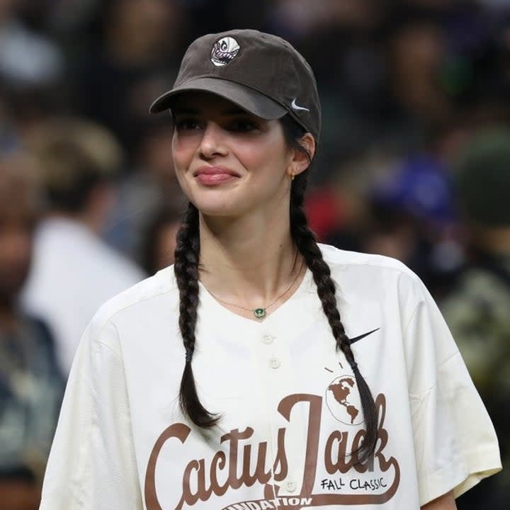 Kendall Jenner seen during the 2021 Cactus Jack Foundation fall classic softball game