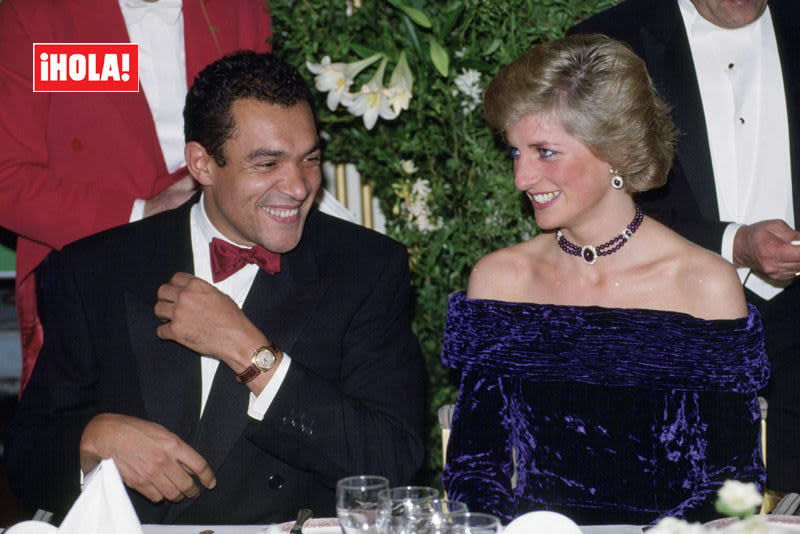 La princesa Diana con Bruce Oldfield