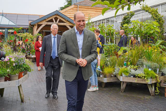 <p>Hugh Hastings - WPA Pool / Getty </p> Prince William opens The Orangery restaurant on July 10