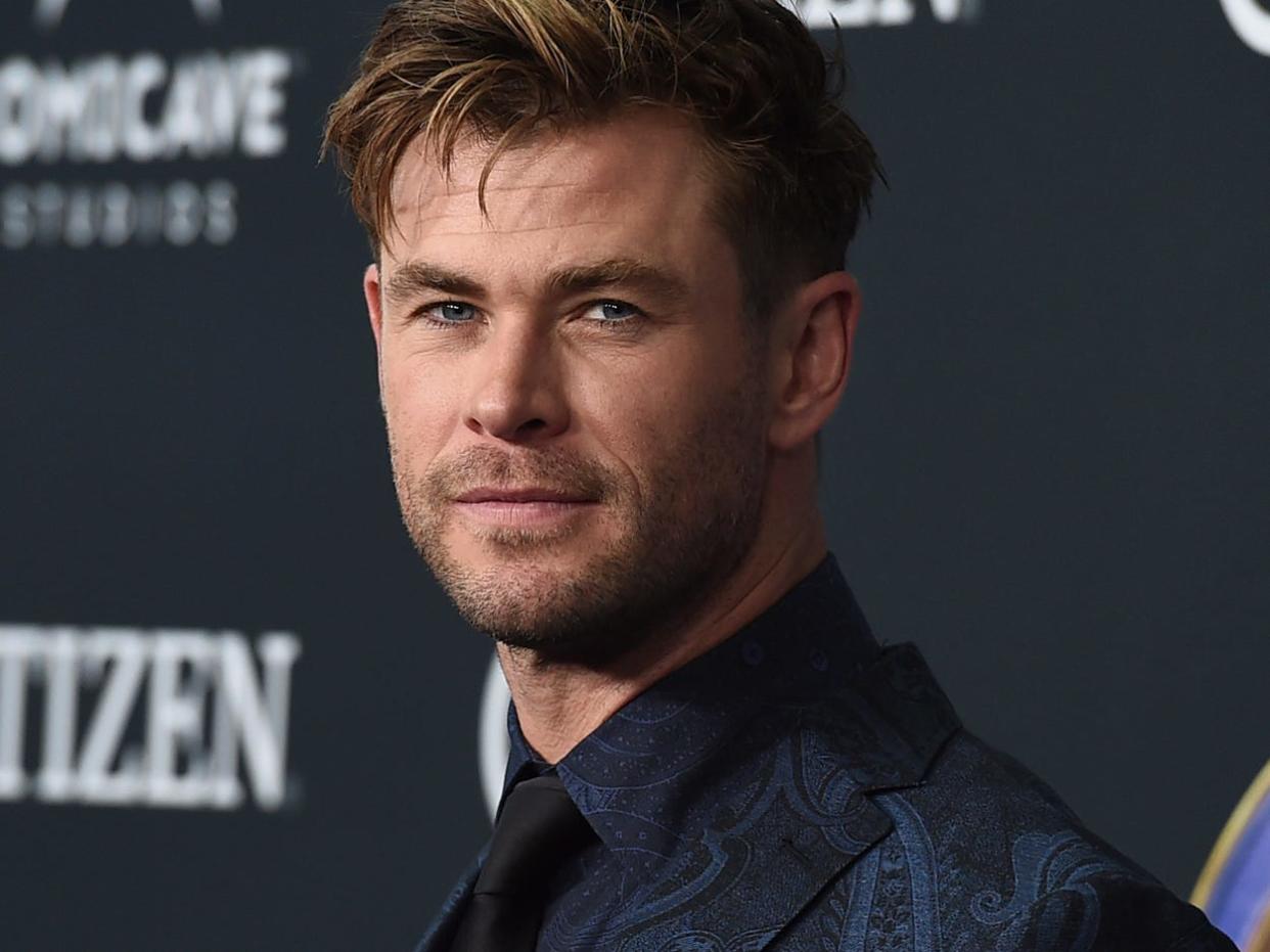 chris hemsworth avengers endgame la premiere