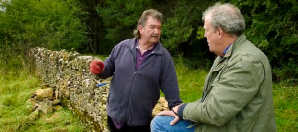 Cooper pictured with Jeremy Clarkson (Prime Video)