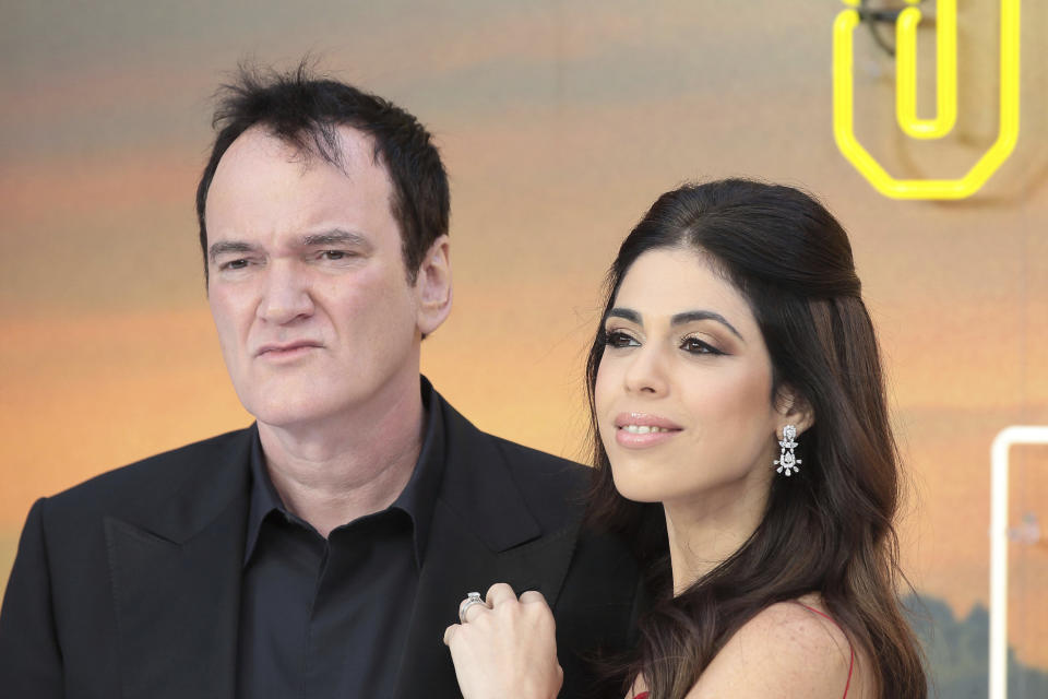 JULY 4th 2022: Quentin Tarantino and his wife Daniella Pick welcome their second child - a daughter born on July 2nd. - FEBRUARY 9th 2022: Quentin Tarantino and his wife Daniella Pick are expecting their second child. - File Photo by: zz/KGC-211/STAR MAX/IPx 2019 7/30/19 Quentin Tarantino and his wife Daniella Pick at the premiere of 