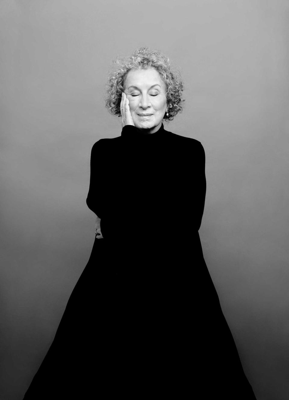 Portrait of Margaret Atwood shot at the Time Inc. Photo Studios in New York, March 18 2017.