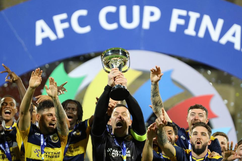 <span>Central Coast Mariners won the AFC Cup earlier this year and will play in next season’s Asian Champions League.</span><span>Photograph: Haitham Al-Shukairi/AFP/Getty Images</span>