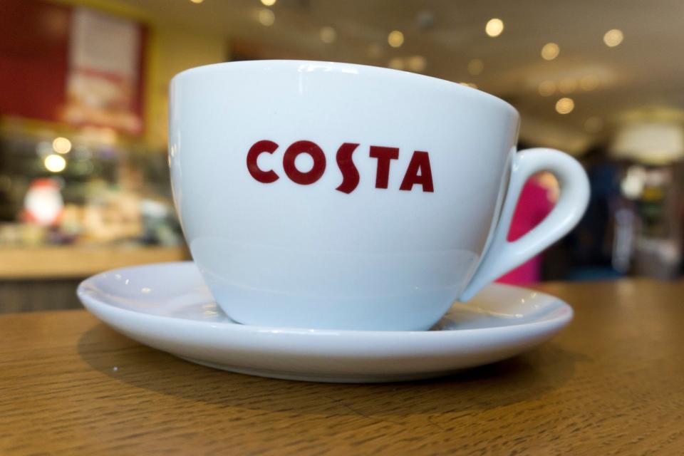 Costa Coffee has announced plans to increase wages for staff across its 1,520 company-owned UK stores. (AFP/Getty Images)